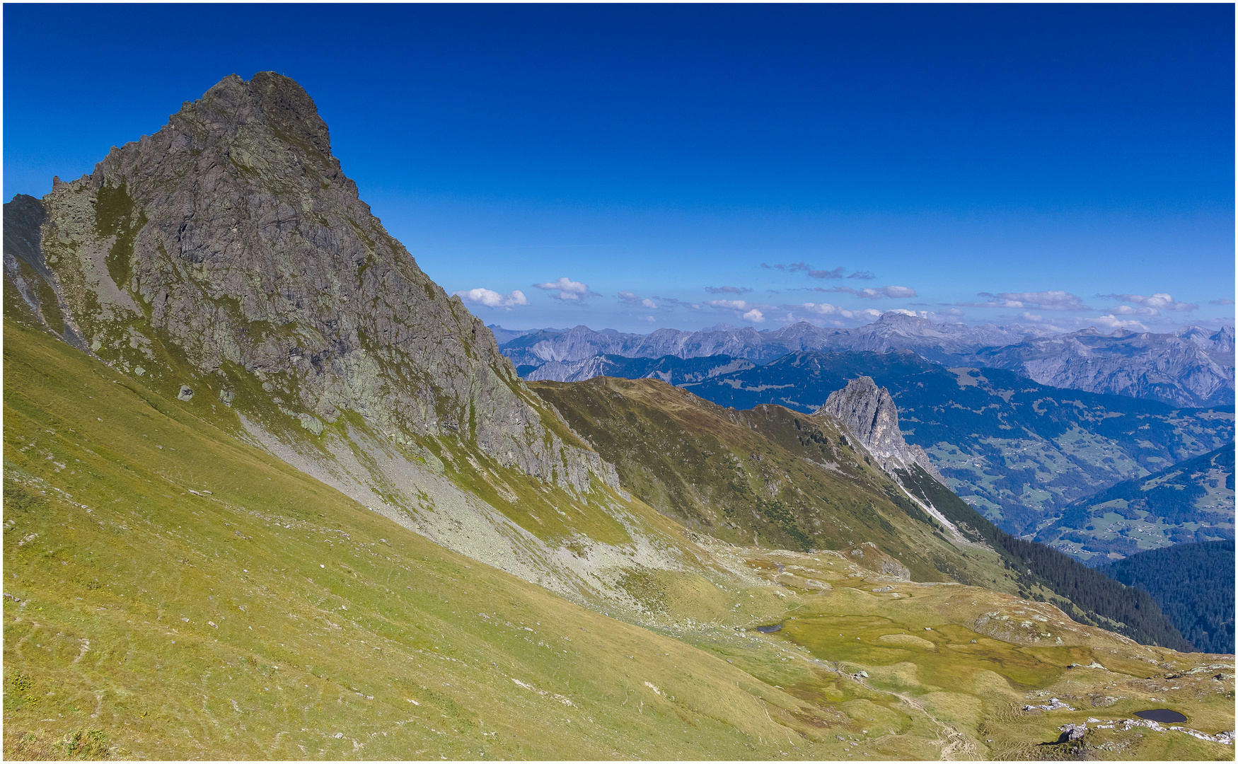 Schwarzhorn, Tschaggunser Mittagspitze, Lechquellengebirge