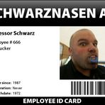 Schwarznasenausweisfoto