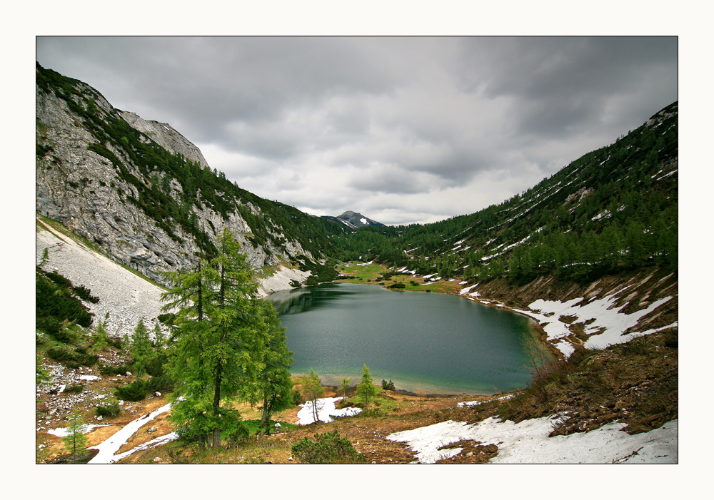 Schwarzsee in Gewitterstimmung