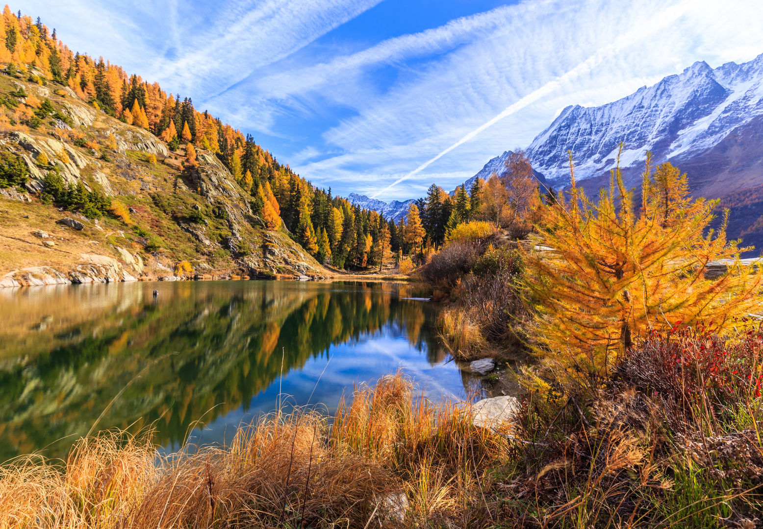 Schwarzsee, Lötschenthal, Schweiz