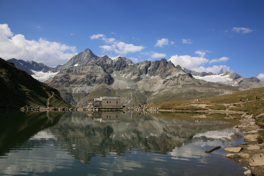 Schwarzsee über Zermatt Foto & Bild landschaft, berge, bergseen