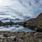 Schwarzsee und Zillertaler Hauptkamm, Tirol, Österreich