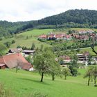 Schwarzwald: Blick auf den Kurort Nordrach