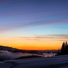 Schwarzwald Sonnenuntergang im Schnee I