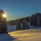 Schwarzwald Sonnenuntergang im Schnee III