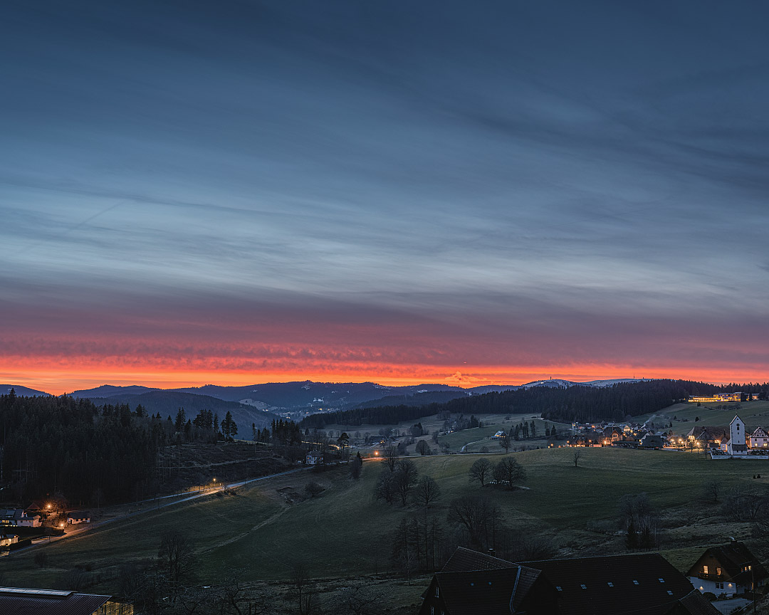 Schwarzwald zur blauen Stunde