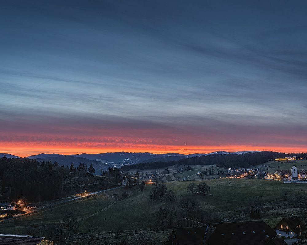 Schwarzwald zur blauen Stunde