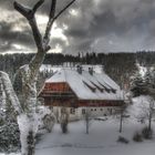 Schwarzwaldhaus-Winterzauber in Altglashütten:  HDR