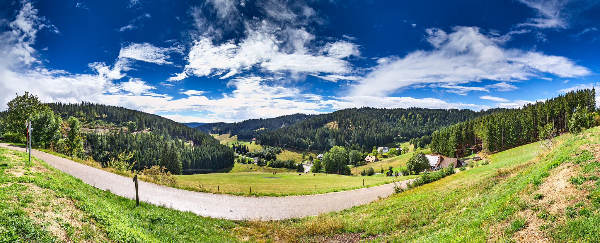 Schwarzwaldpanorama bei Furtwangen