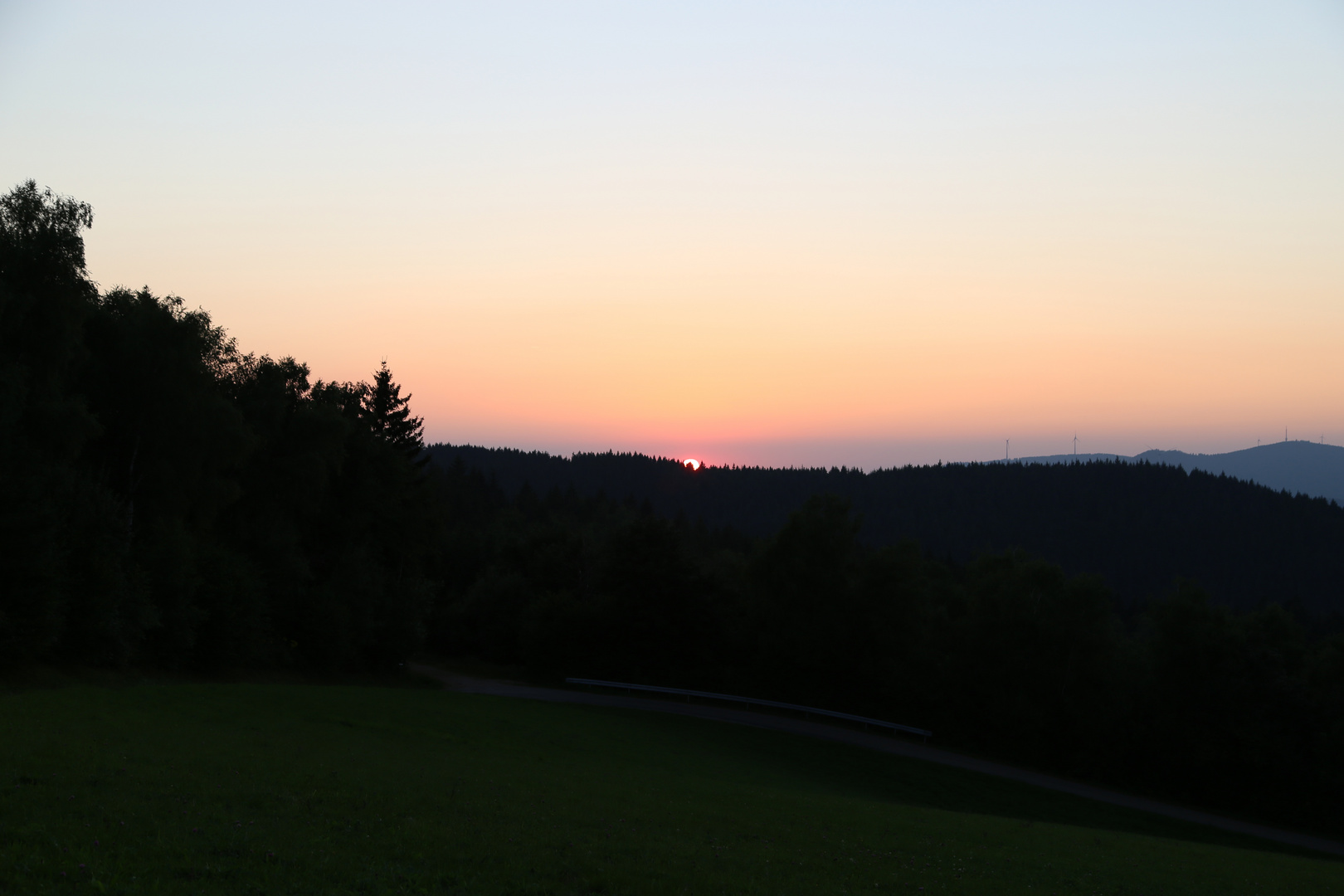 Schwarzwaldsonne am Abend