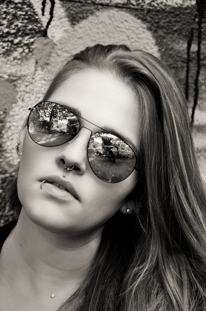 schwarz/weiß Foto &amp; Bild portrait, portrait frauen, outdoor Bilder
