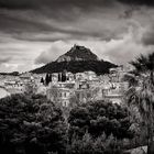 Schwarzweiss-Fotografie: Athen - Lykabettus