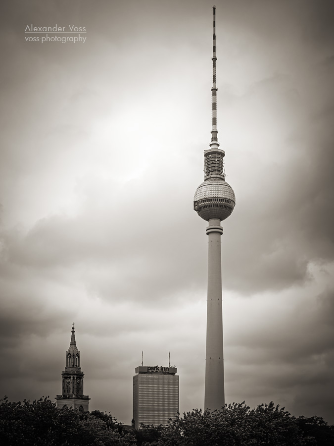 Schwarzweiss-Fotografie: Berlin - Fernsehturm