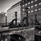 Schwarzweiss-Fotografie: Berlin - Jungfernbrücke