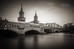 Schwarzweiss-Fotografie: Berlin - Oberbaumbrücke