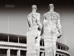 Schwarzweiss-Fotografie: Berlin - Olympiastadion