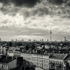 Schwarzweiss-Fotografie: Berlin Skyline / Dachlandschaft