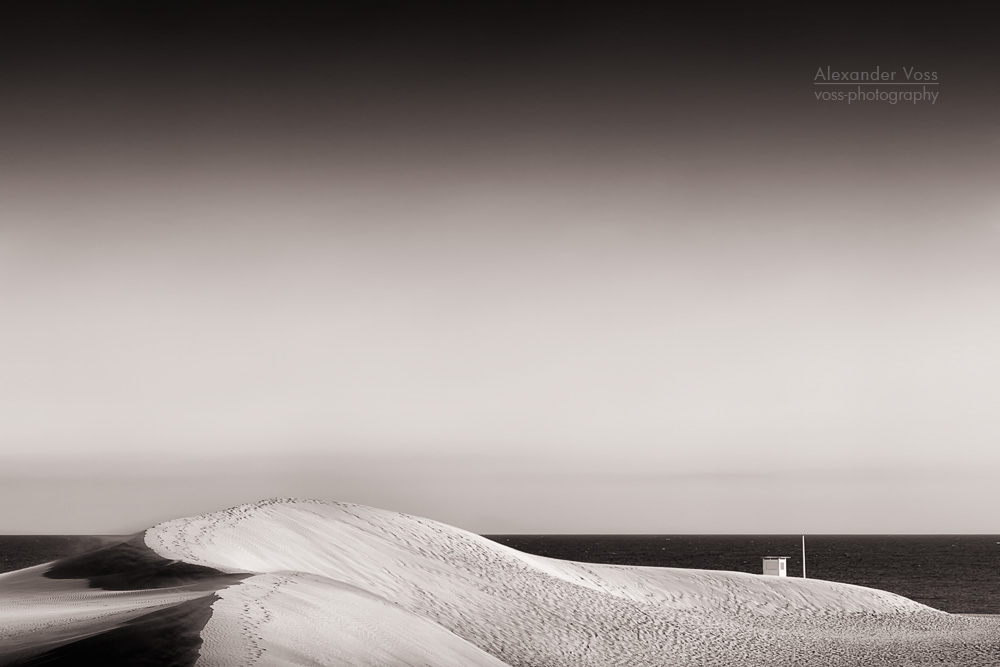 Schwarzweiss-Fotografie: Gran Canaria - Maspalomas