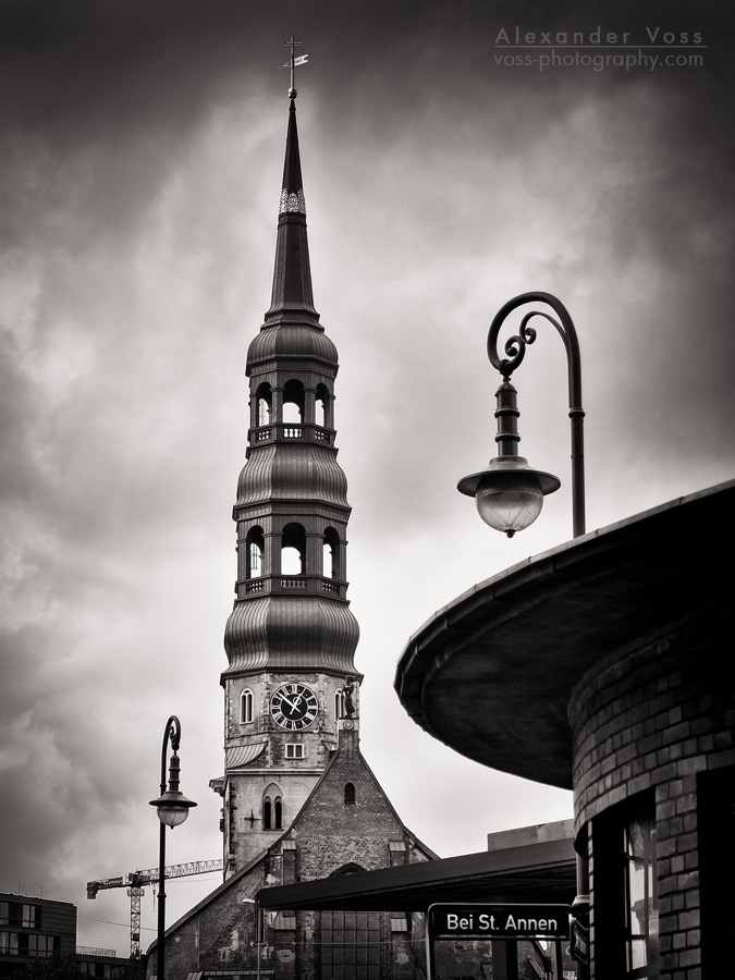 Schwarzweiss-Fotografie: Hamburg - Sankt Katharinen