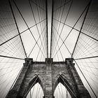 Schwarzweiss-Fotografie: New York - Brooklyn Bridge