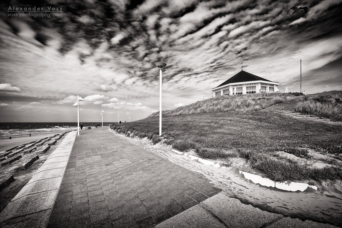 Schwarzweiss-Fotografie: Norderney - Marienhöhe