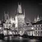 Schwarzweiss-Fotografie: Prag bei Nacht