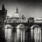 Schwarzweiss-Fotografie: Prag - Karlsbrücke