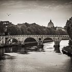 Schwarzweiss-Fotografie: Rom - Ponte Sisto