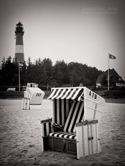 Schwarzweiss-Fotografie: Sylt - Leuchtturm Hörnum