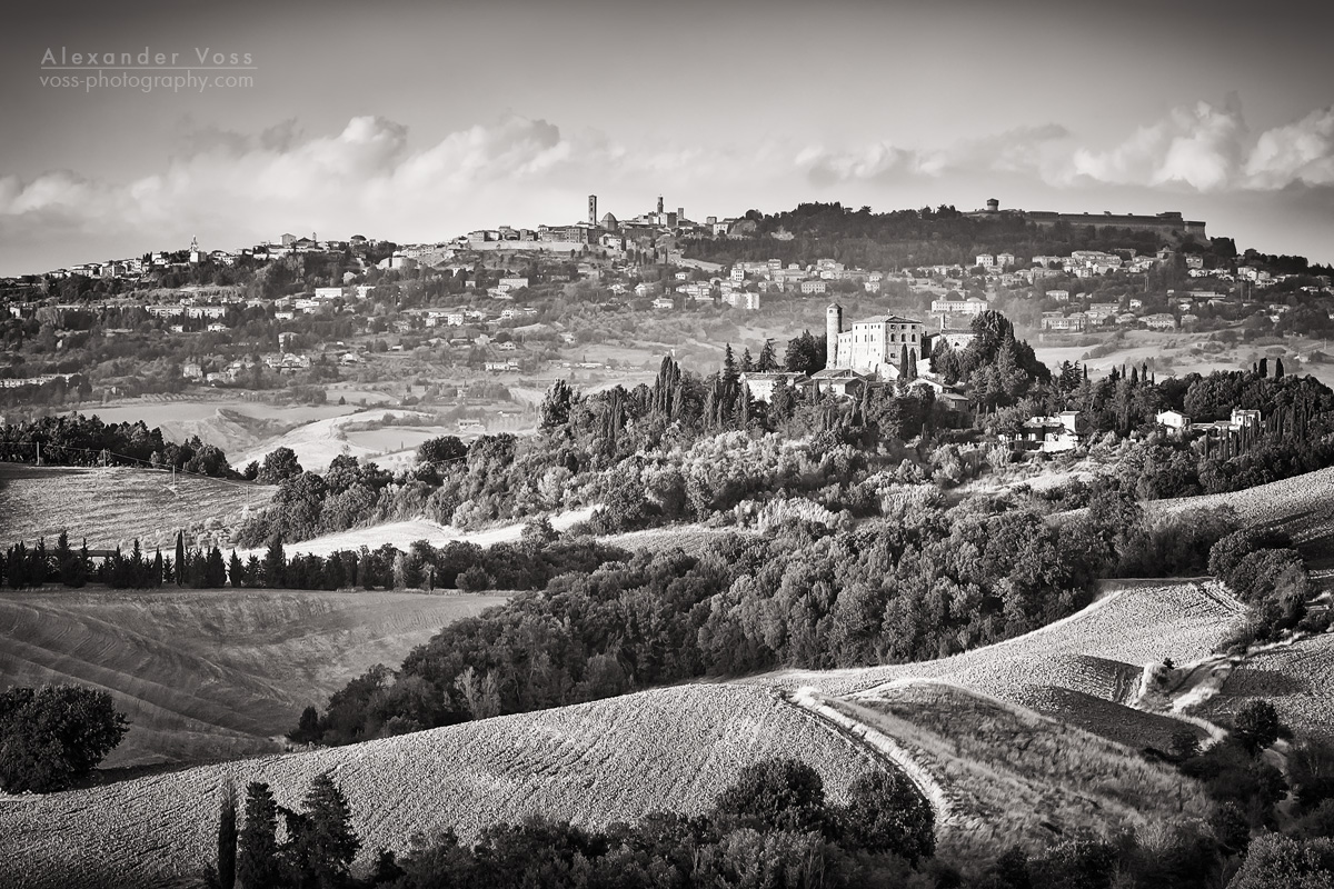 Schwarzweiss-Fotografie: Toskana - Val di Cecina