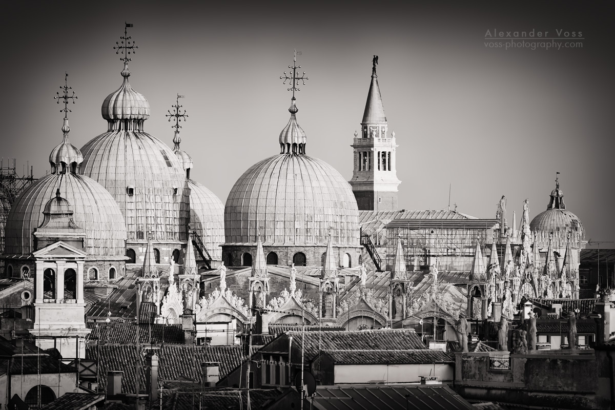 Schwarzweiss-Fotografie: Venedig - Markusdom