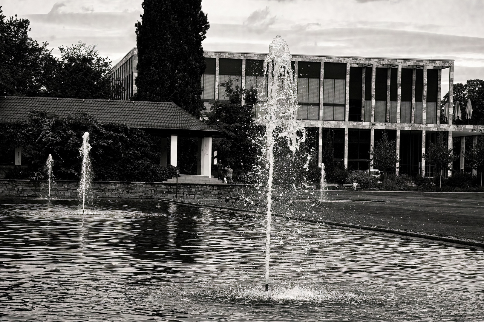 Schwarzweißer Freitag - Blick auf das RMCC -monochrome-