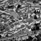 schwarzweißer Freitag: Blick auf die Altstadt von Chur