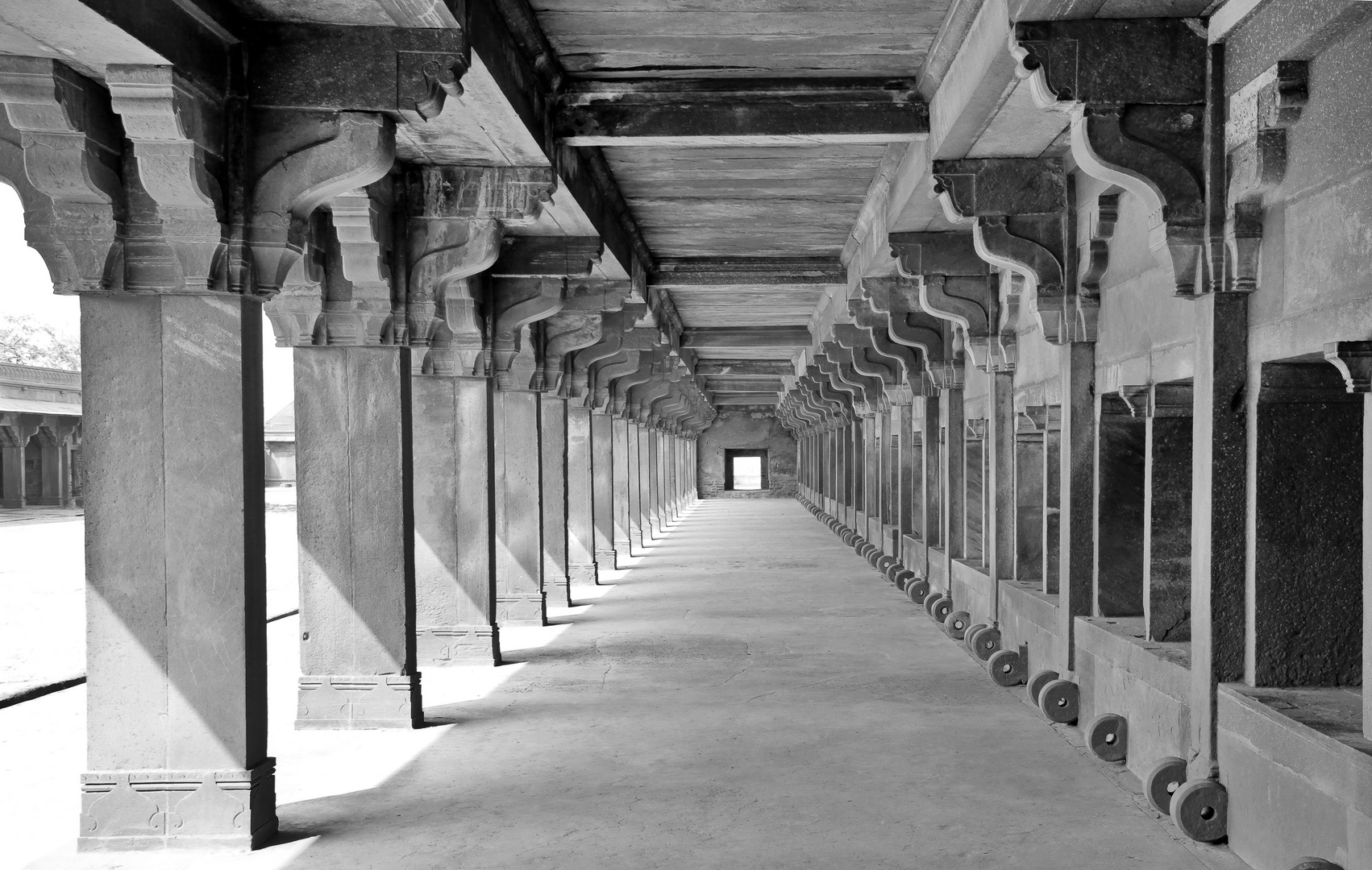 Schwarzweißer Freitag: Fatehpur Sikri