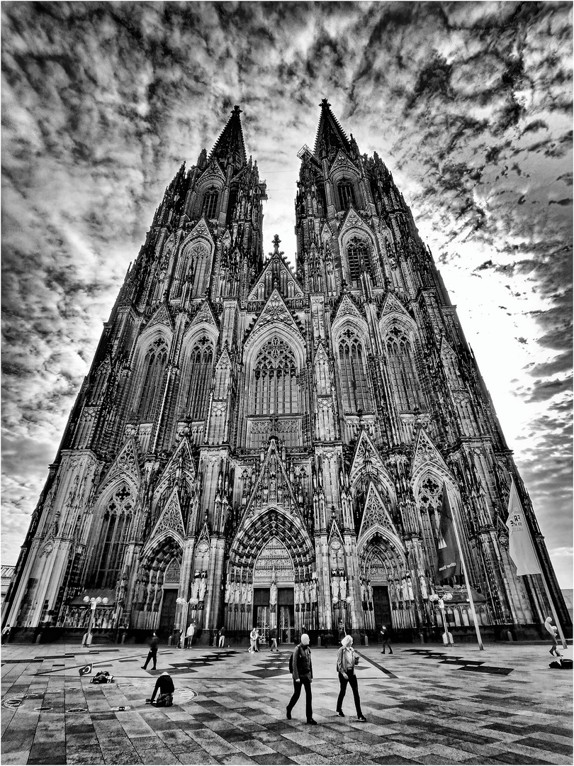 schwarzweißer Freitag - Kölner Dom