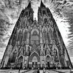 schwarzweißer Freitag - Kölner Dom