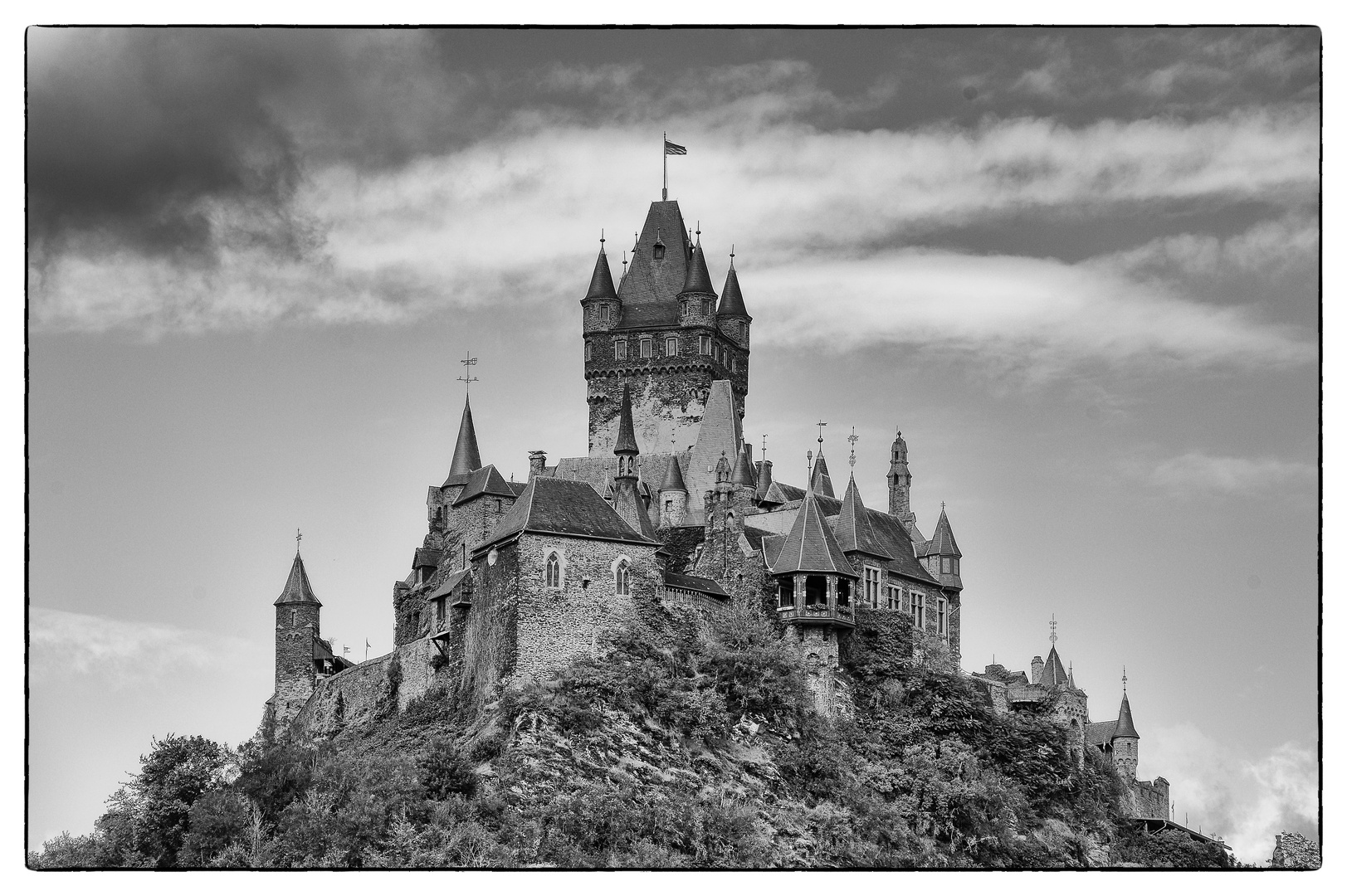 schwarzweißer Freitag - Reichsburg Cochem