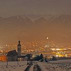 Schwaz by winter night