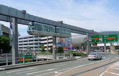 Schwebebahn am Düsseldorfer Flughafen