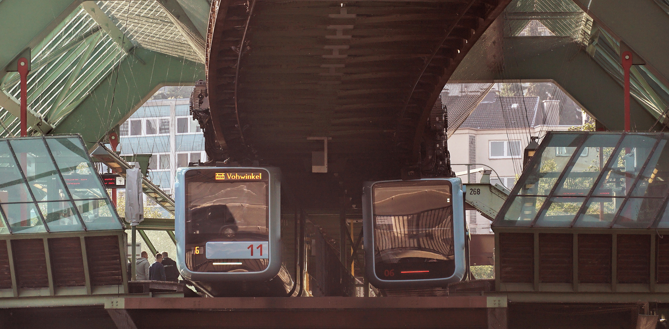 Schwebebahn an der Kluse