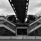 Schwebebahn   an der Völklinger Straße