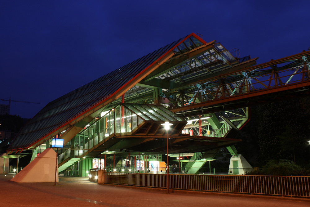 Schwebebahn-Bahnhof Kluse in Wuppertal