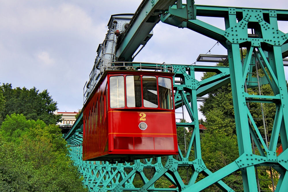 Schwebebahn Loschwitz: Rote Kabine