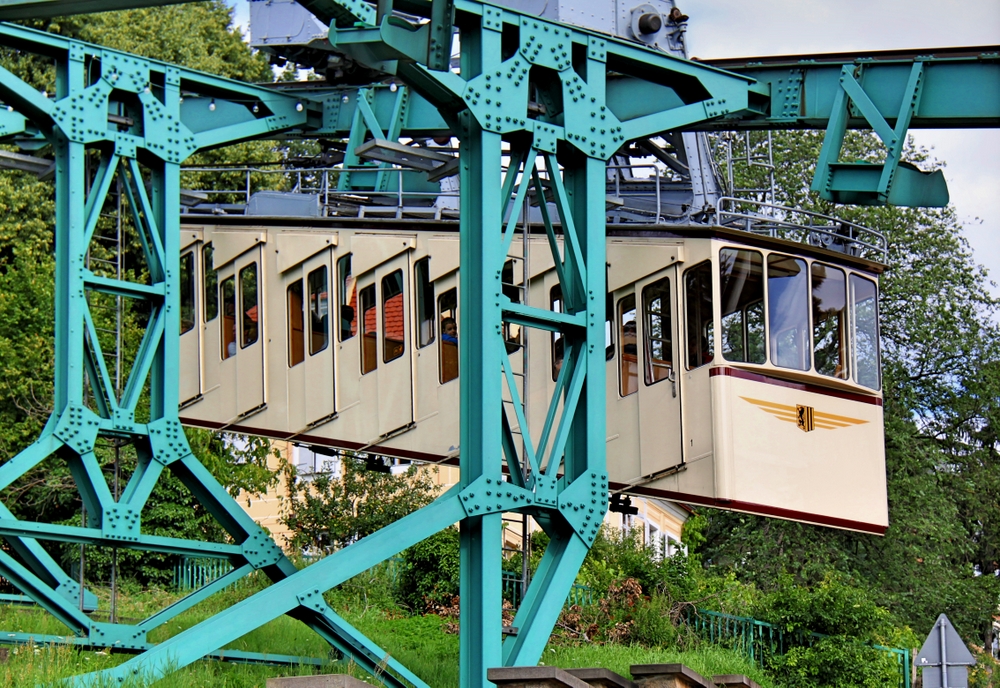 Schwebebahn Loschwitz: Vanille Kabine