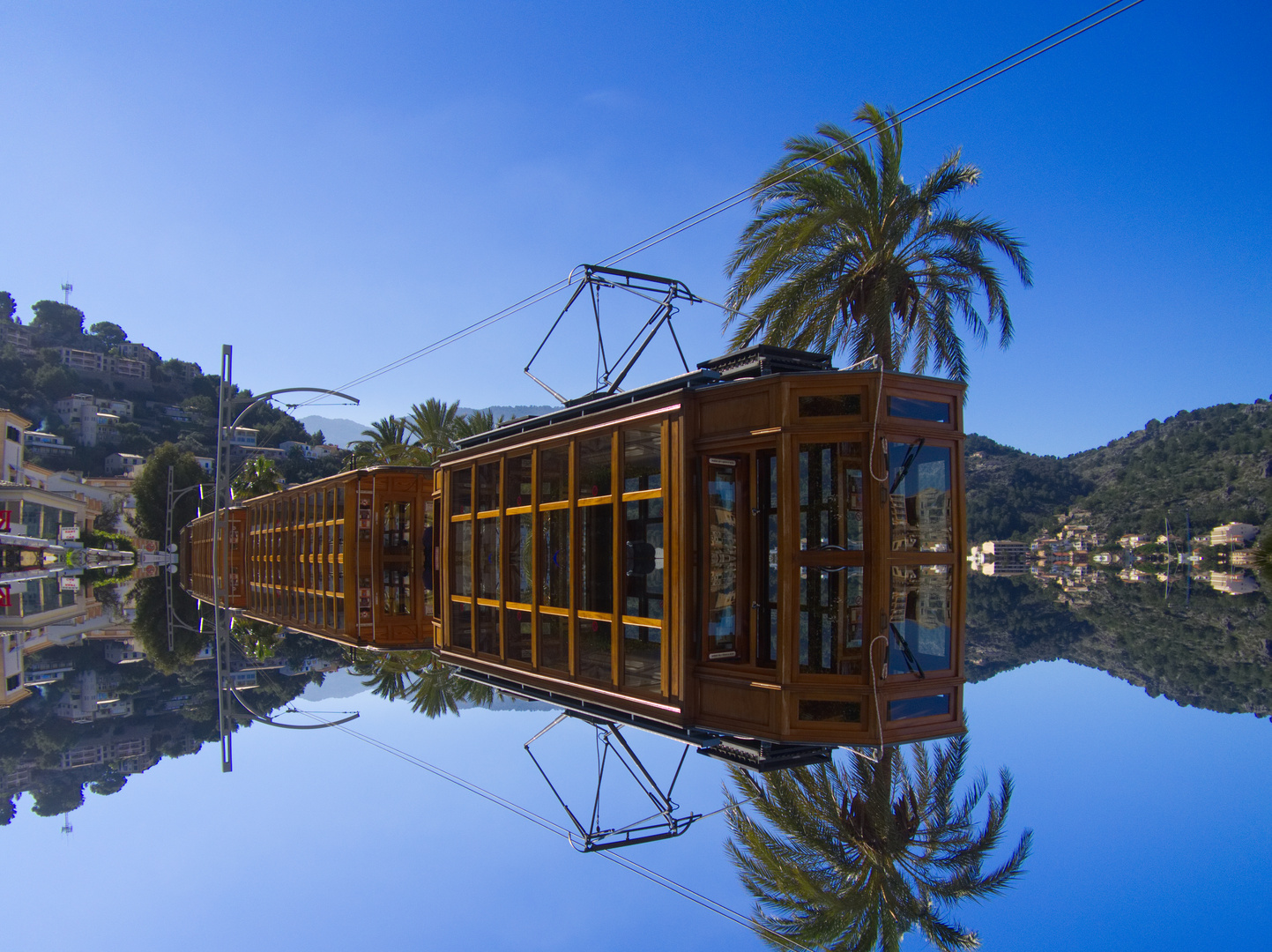 Schwebebahn. Port de Soller