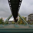 Schwebebahn über dem Tellerrand