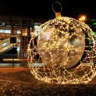 Schwebebahnstation Werther Brücke Wuppertal weihnachtlich dekoriert