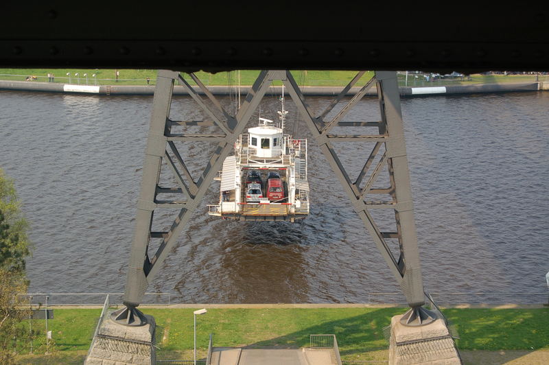 Schwebefähre über den Nord-Ostsee-Kanal, zwischen Rendsburg und Westerrönfeld