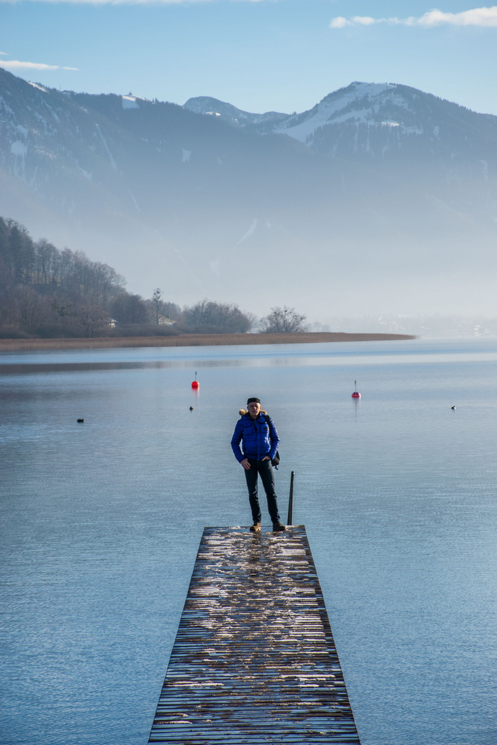 schweben über den See