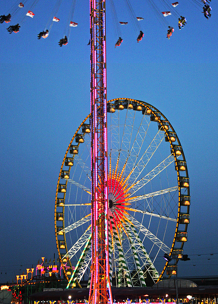 Schweben über´m Riesenrad